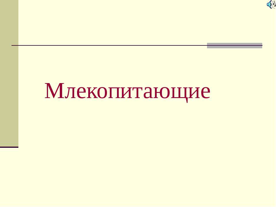Млекопитающие Учебники, Презентации и Подготовка к Экзаменам для Школьников на Klass-Uchebnik.com