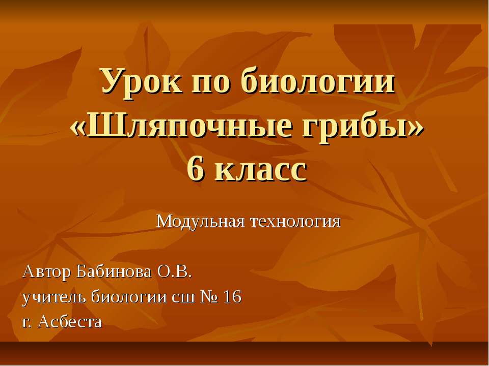 Шляпочные грибы 6 класс Учебники, Презентации и Подготовка к Экзаменам для Школьников на Klass-Uchebnik.com