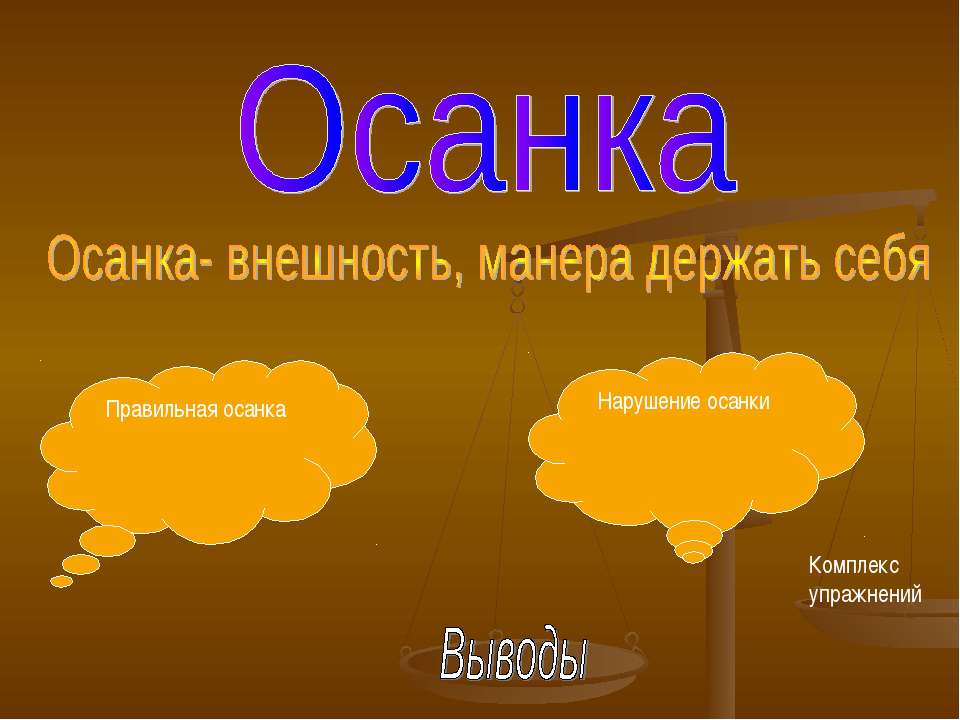 Осанка - Учебники, Презентации и Подготовка к Экзаменам для Школьников на Klass-Uchebnik.com