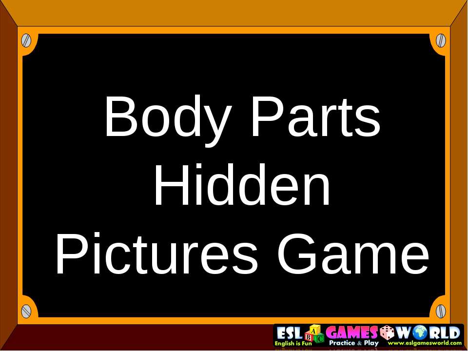 Body Parts Hidden Pictures Game - Учебники, Презентации и Подготовка к Экзаменам для Школьников на Klass-Uchebnik.com