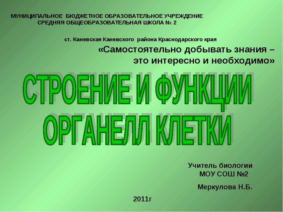 Строение и функции органелл клетки Учебники, Презентации и Подготовка к Экзаменам для Школьников на Klass-Uchebnik.com
