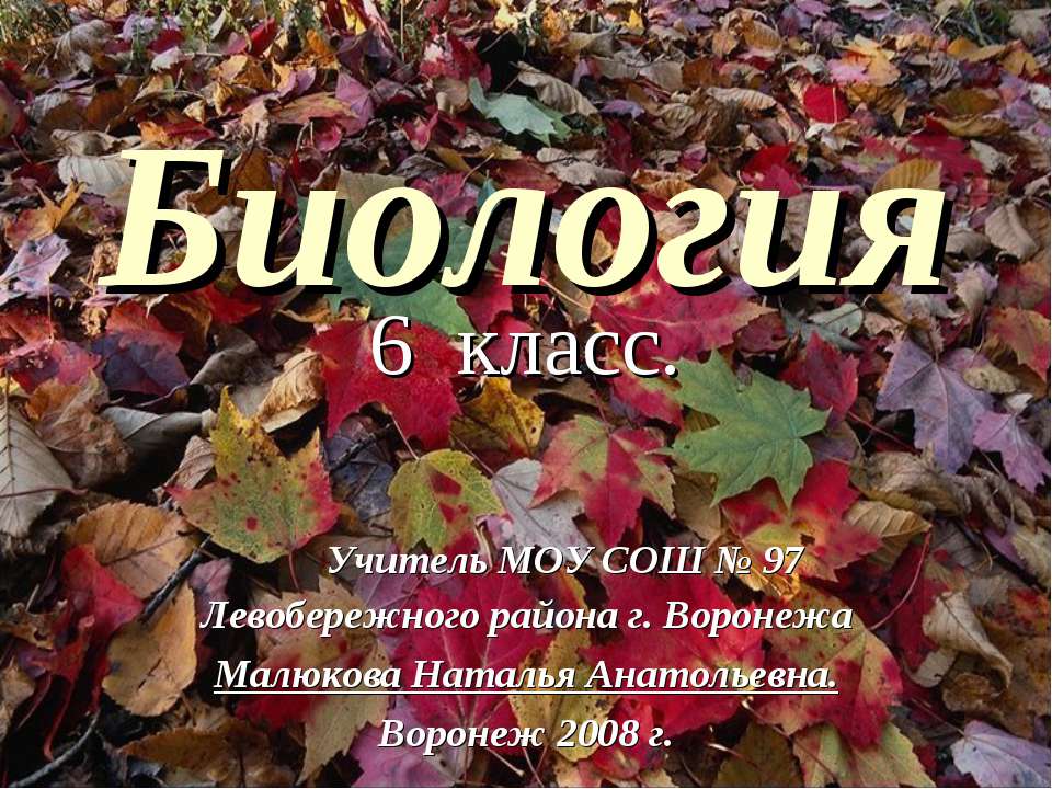 Биология 6 класс - Учебники, Презентации и Подготовка к Экзаменам для Школьников на Klass-Uchebnik.com