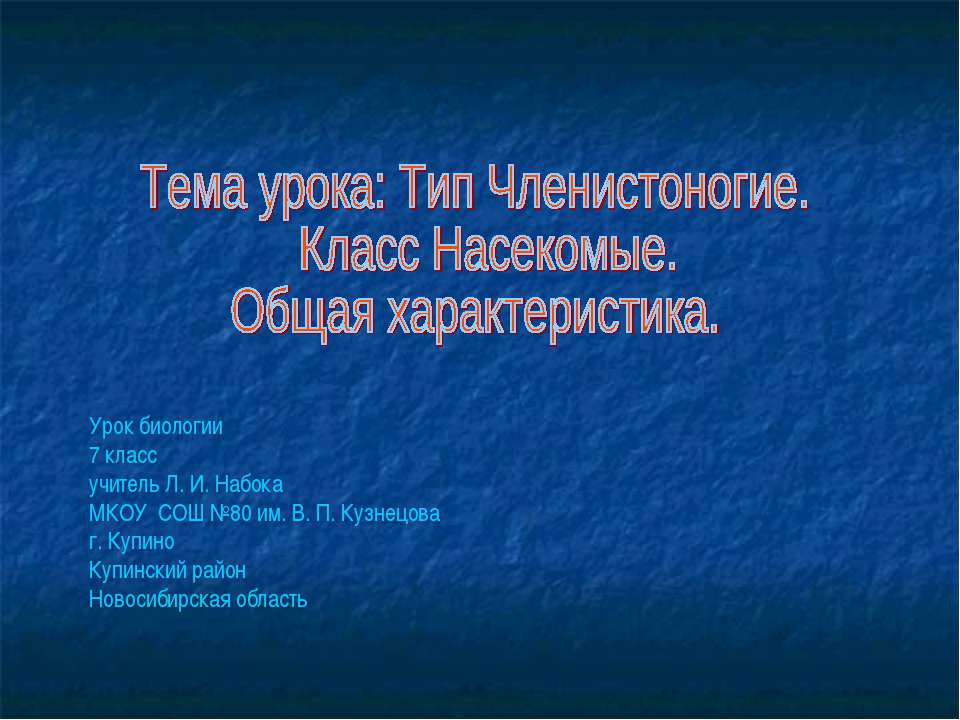 Тип Членистоногие. Класс Насекомые. Общая характеристика. - Учебники, Презентации и Подготовка к Экзаменам для Школьников на Klass-Uchebnik.com