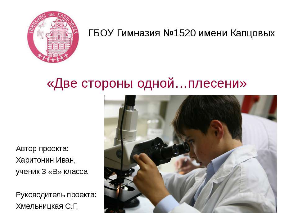 Две стороны одной…плесени Учебники, Презентации и Подготовка к Экзаменам для Школьников на Klass-Uchebnik.com