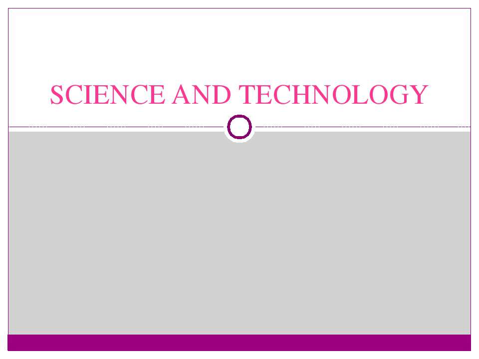 Science and tehnology Учебники, Презентации и Подготовка к Экзаменам для Школьников на Klass-Uchebnik.com