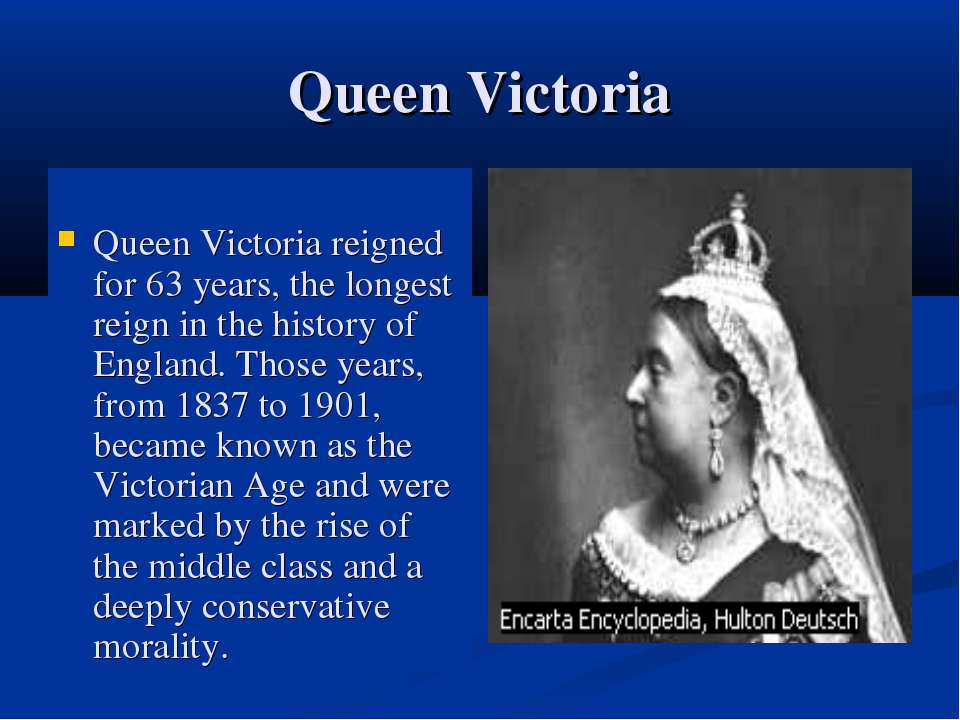 Queen Victoria - Учебники, Презентации и Подготовка к Экзаменам для Школьников на Klass-Uchebnik.com