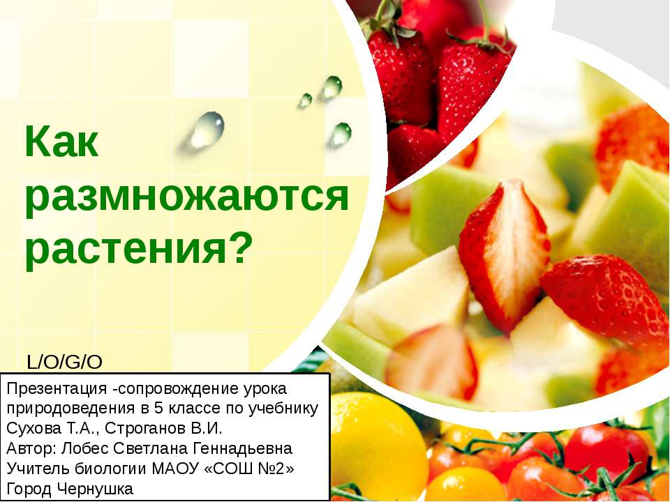 Как размножаются растения Учебники, Презентации и Подготовка к Экзаменам для Школьников на Klass-Uchebnik.com