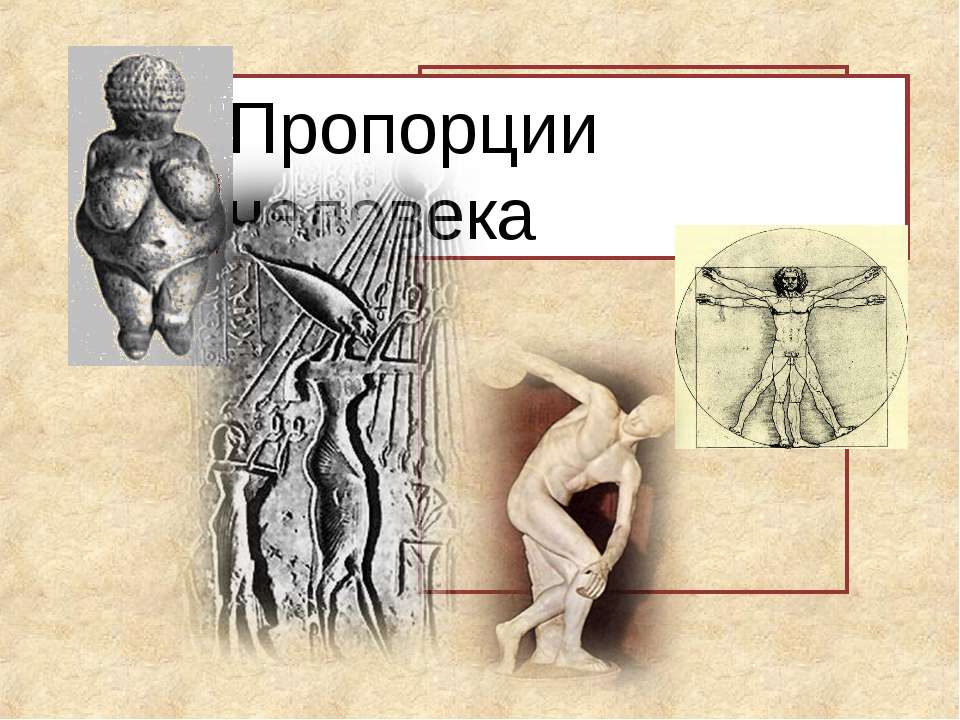 Пропорции человека - Учебники, Презентации и Подготовка к Экзаменам для Школьников на Klass-Uchebnik.com