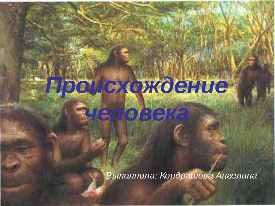 Происхождение человека Учебники, Презентации и Подготовка к Экзаменам для Школьников на Klass-Uchebnik.com