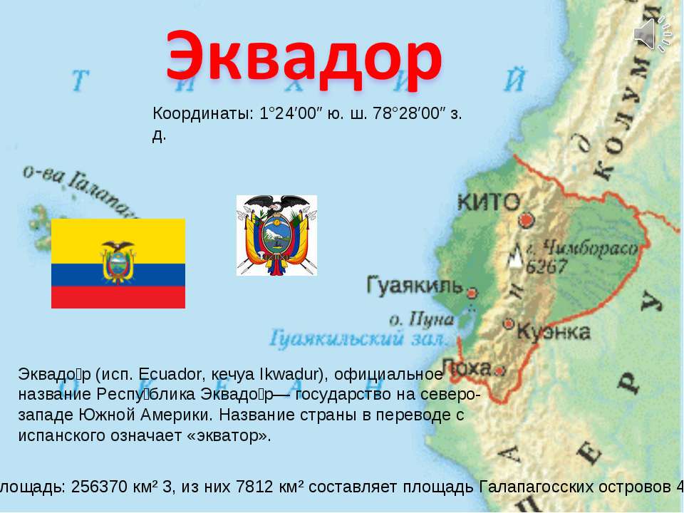 Эквадор Учебники, Презентации и Подготовка к Экзаменам для Школьников на Klass-Uchebnik.com