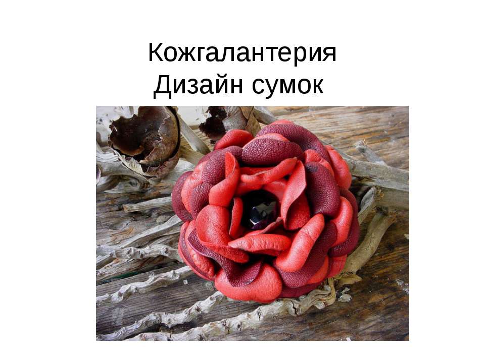 Кожгалантерия Дизайн сумок Учебники, Презентации и Подготовка к Экзаменам для Школьников на Klass-Uchebnik.com