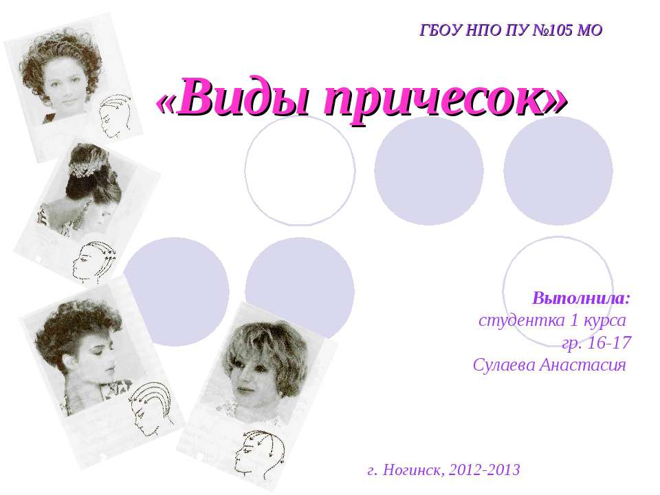 Виды причесок - Учебники, Презентации и Подготовка к Экзаменам для Школьников на Klass-Uchebnik.com