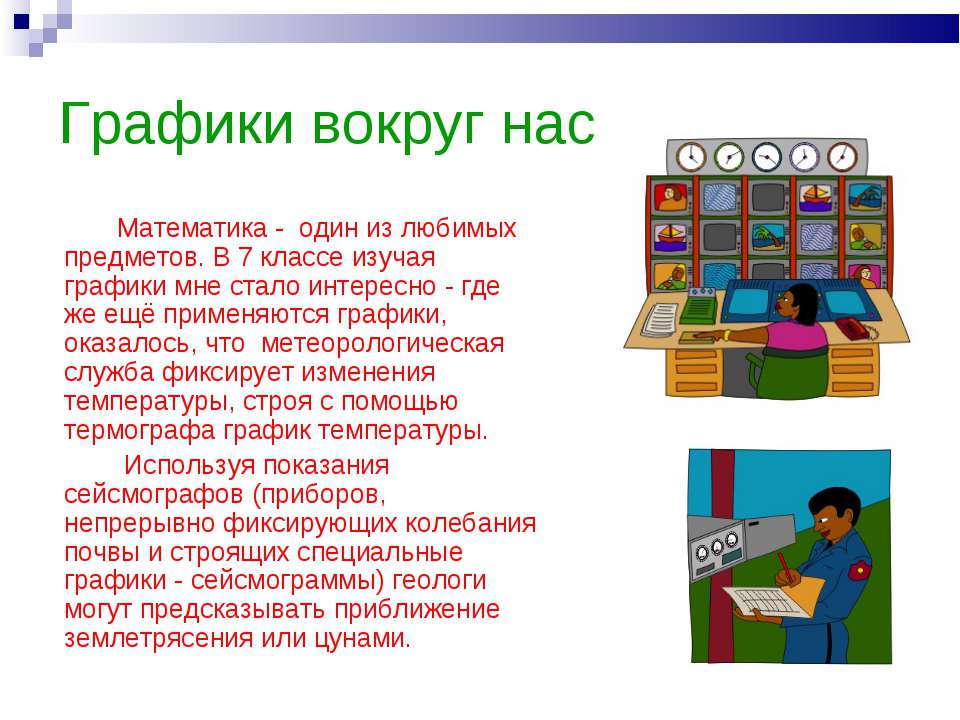 Графики вокруг нас - Учебники, Презентации и Подготовка к Экзаменам для Школьников на Klass-Uchebnik.com