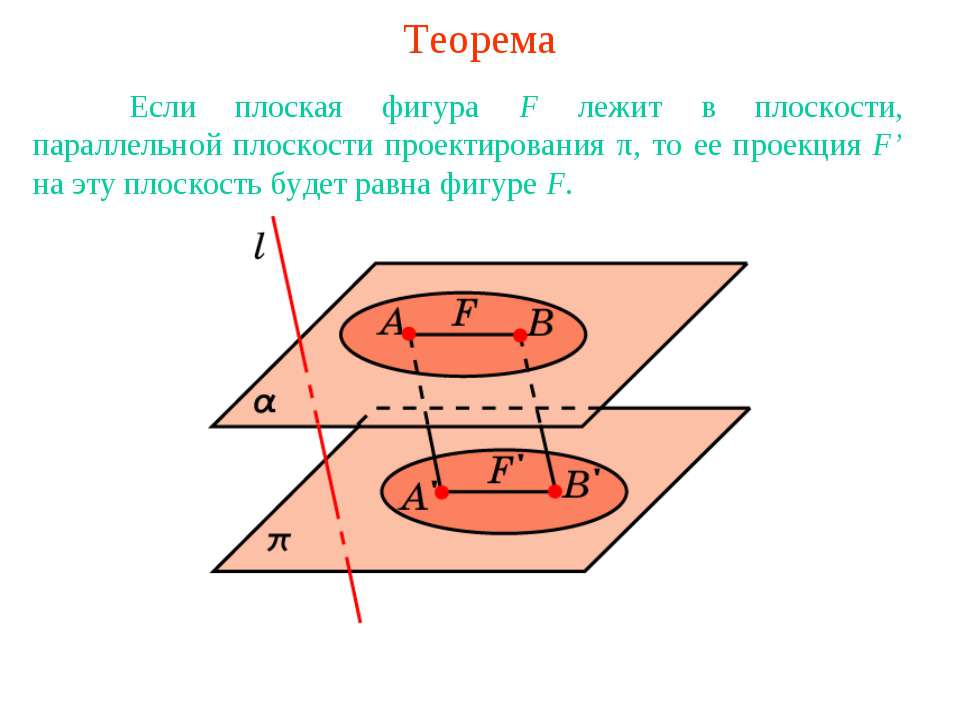 Параллельной проекцией равностороннего треугольника может быть треугольник произвольной формы - Учебники, Презентации и Подготовка к Экзаменам для Школьников на Klass-Uchebnik.com