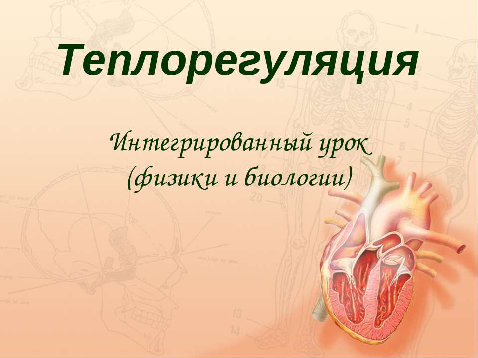 Теплорегуляция. Интегрированный урок (физики и биологии) - Учебники, Презентации и Подготовка к Экзаменам для Школьников на Klass-Uchebnik.com