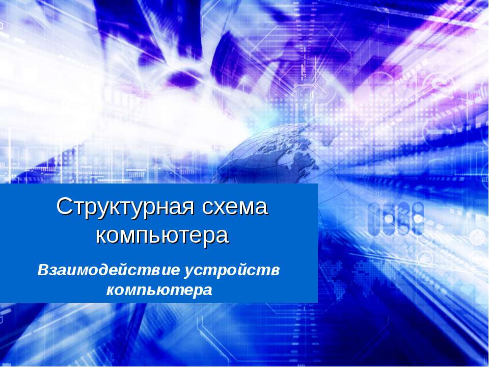 Структурная схема компьютера Учебники, Презентации и Подготовка к Экзаменам для Школьников на Klass-Uchebnik.com