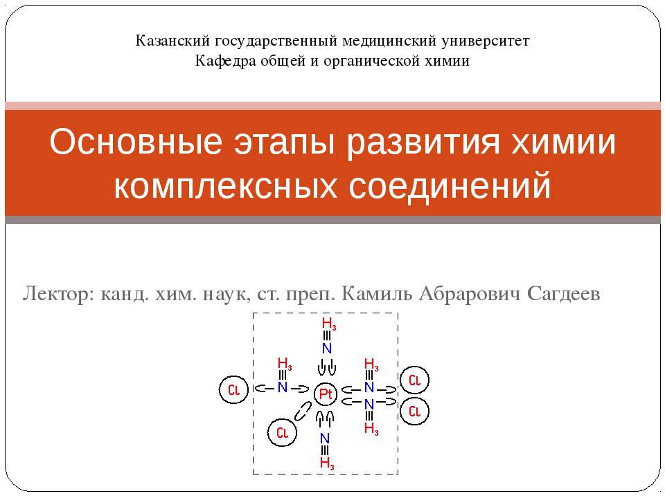 Основные этапы развития химии комплексных соединений - Учебники, Презентации и Подготовка к Экзаменам для Школьников на Klass-Uchebnik.com