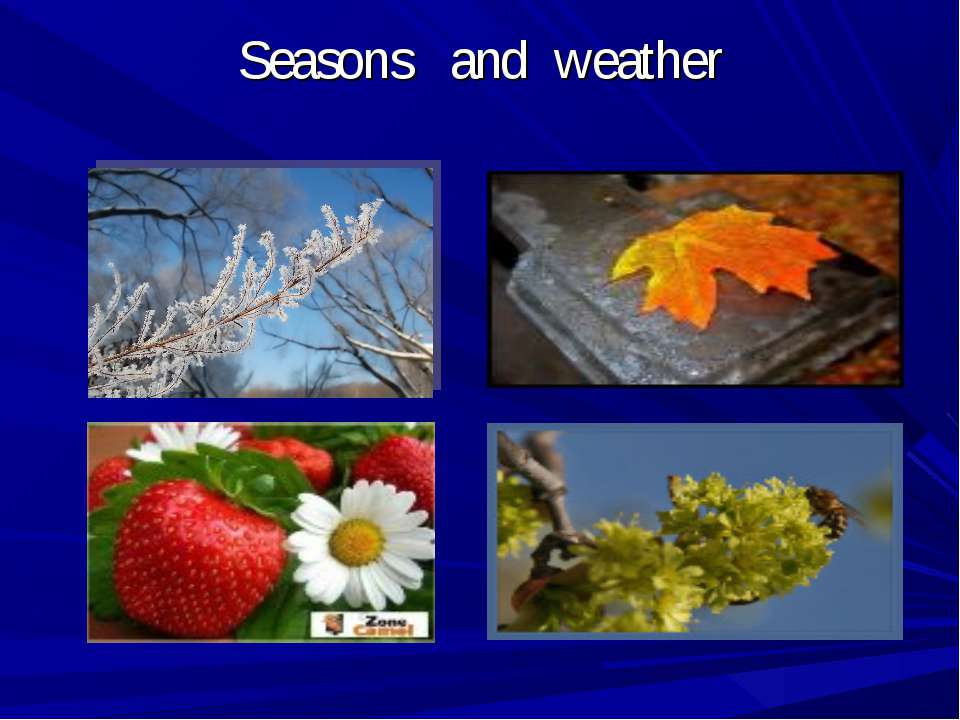Времена года (Seasons and weather) Учебники, Презентации и Подготовка к Экзаменам для Школьников на Klass-Uchebnik.com