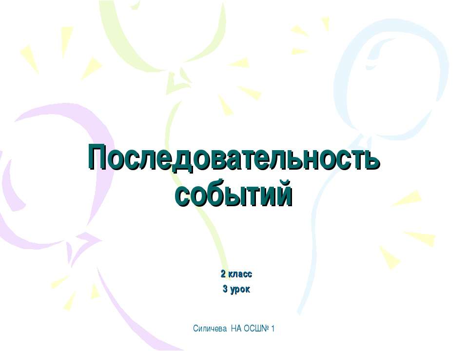 Последовательность событий Учебники, Презентации и Подготовка к Экзаменам для Школьников на Klass-Uchebnik.com