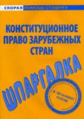 Конституционное право зарубежных стран. Шпаргалка - Белоусов М.С. Учебники, Презентации и Подготовка к Экзаменам для Школьников на Klass-Uchebnik.com
