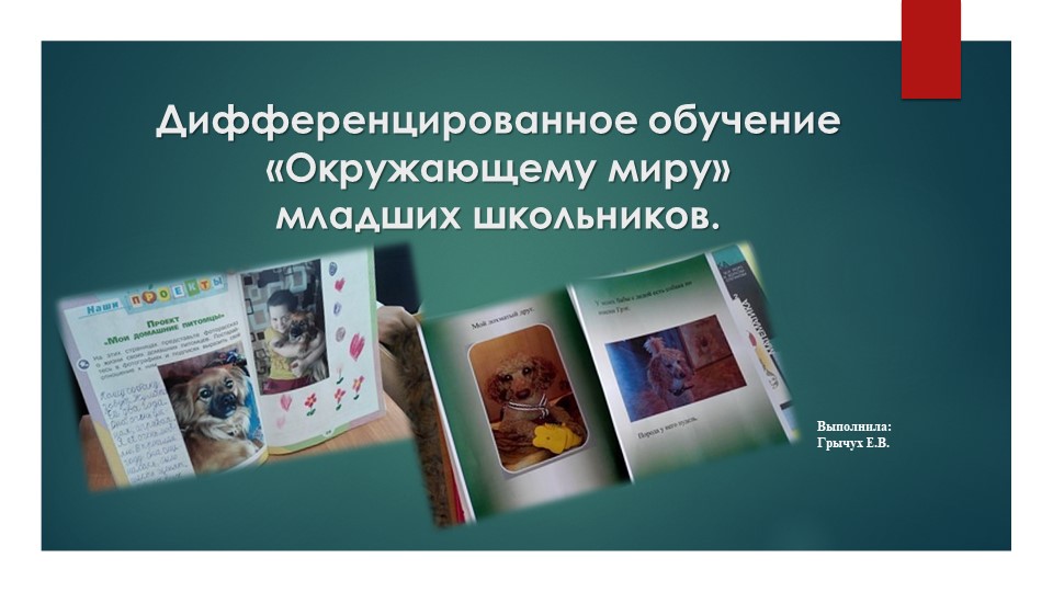 Презентация на тему "Дифференцированное обучение «Окружающему миру» младших школьников" Учебники, Презентации и Подготовка к Экзаменам для Школьников на Klass-Uchebnik.com