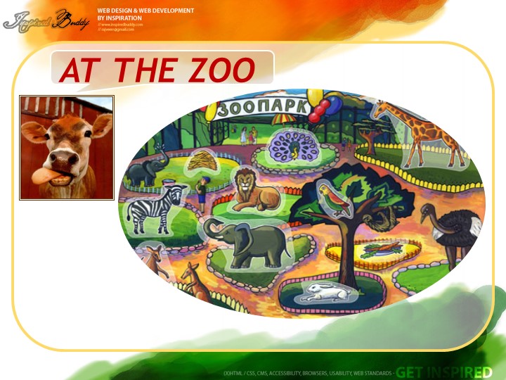 Презентация по английскому языку "At the Zoo" Учебники, Презентации и Подготовка к Экзаменам для Школьников на Klass-Uchebnik.com