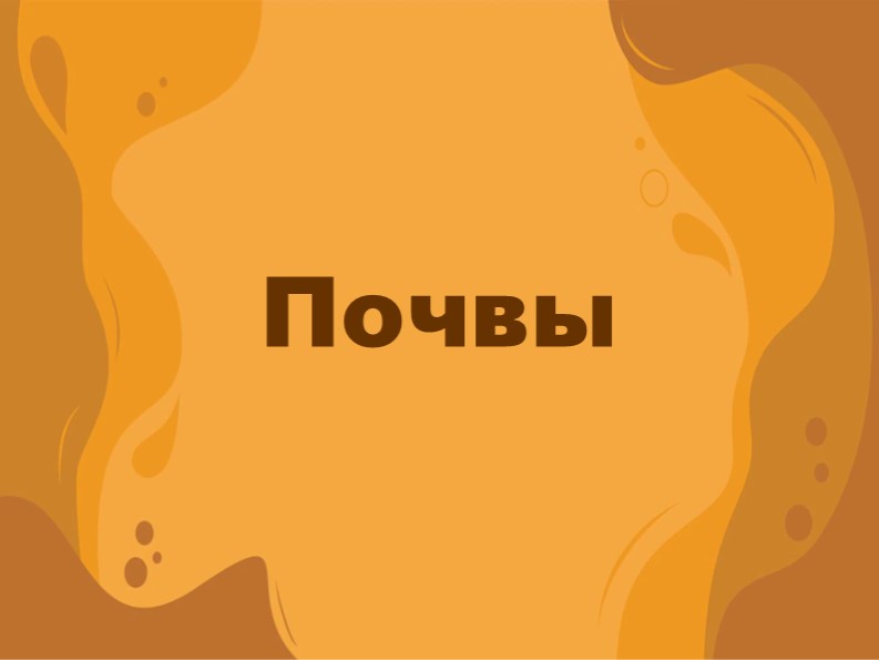 Презентация "Почвы" 8 класс - Учебники, Презентации и Подготовка к Экзаменам для Школьников на Klass-Uchebnik.com
