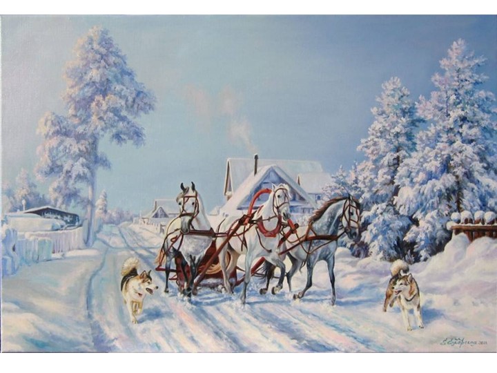 Презентация " Картины русских художников. Зима" (старшая группа) Учебники, Презентации и Подготовка к Экзаменам для Школьников на Klass-Uchebnik.com