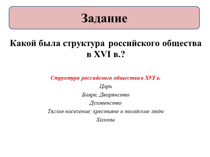 Опричнина - презентация урока истории в 7 классе Учебники, Презентации и Подготовка к Экзаменам для Школьников на Klass-Uchebnik.com