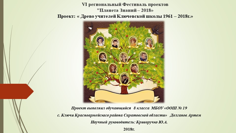 Информационный проект «Древо учителей Ключевской школы 1961 – 2018гг.» Учебники, Презентации и Подготовка к Экзаменам для Школьников на Klass-Uchebnik.com