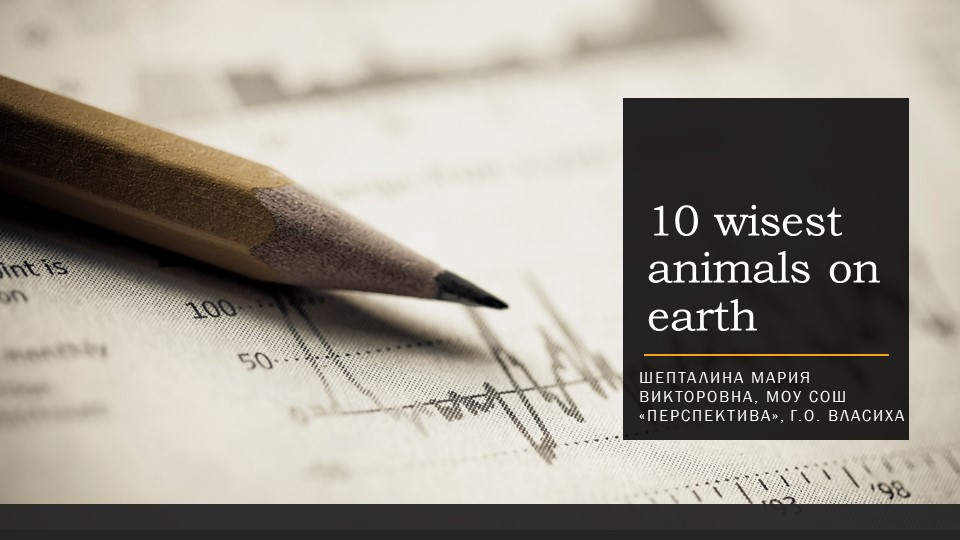Презентация на тему: "10 самых мудрых животных" Учебники, Презентации и Подготовка к Экзаменам для Школьников на Klass-Uchebnik.com