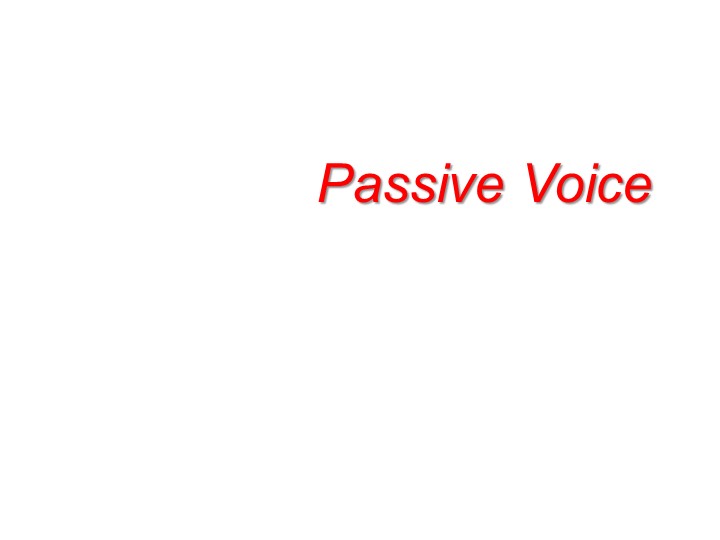 Поурочное планирование passive voice - Учебники, Презентации и Подготовка к Экзаменам для Школьников на Klass-Uchebnik.com