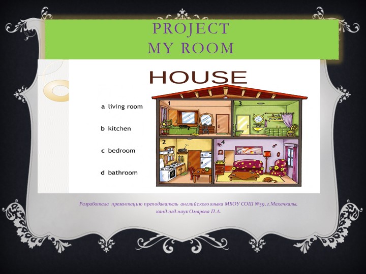 Презентация на тему:" Моя комната" - Учебники, Презентации и Подготовка к Экзаменам для Школьников на Klass-Uchebnik.com