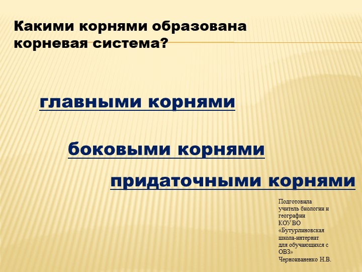 Презентация по биологии на тему "Видоизменение корней" (7 класс) Учебники, Презентации и Подготовка к Экзаменам для Школьников на Klass-Uchebnik.com