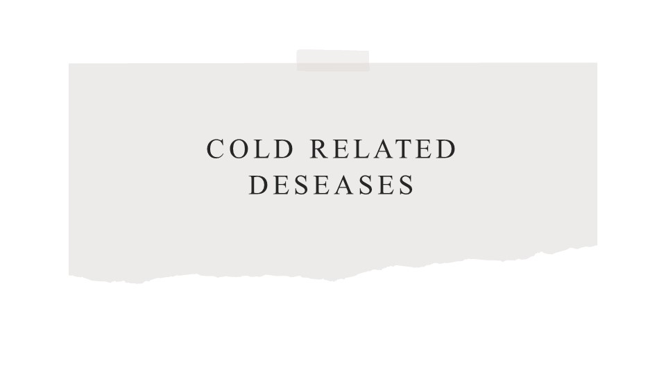 Презентация на тему " Cold related deseases 2" - Учебники, Презентации и Подготовка к Экзаменам для Школьников на Klass-Uchebnik.com