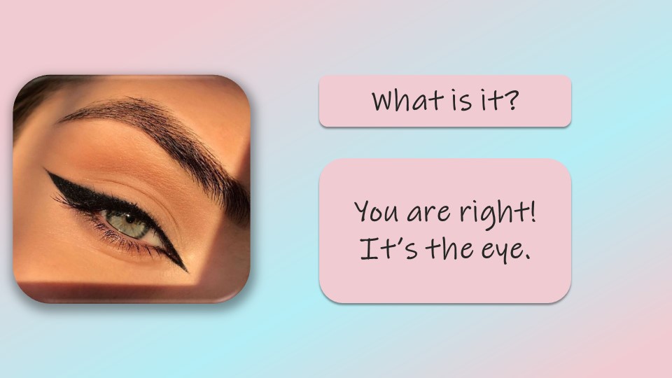 Презентация на тему "Eyes" Учебники, Презентации и Подготовка к Экзаменам для Школьников на Klass-Uchebnik.com