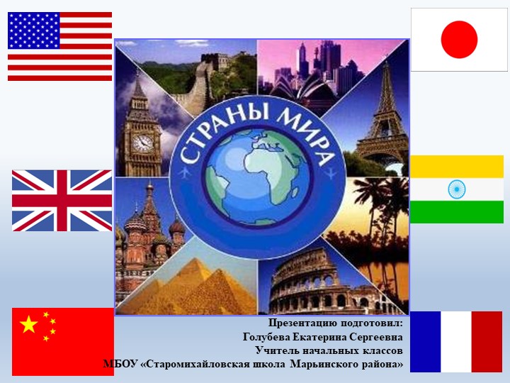 Презентация по окружающему миру "Страны мира" 3 класс Учебники, Презентации и Подготовка к Экзаменам для Школьников на Klass-Uchebnik.com