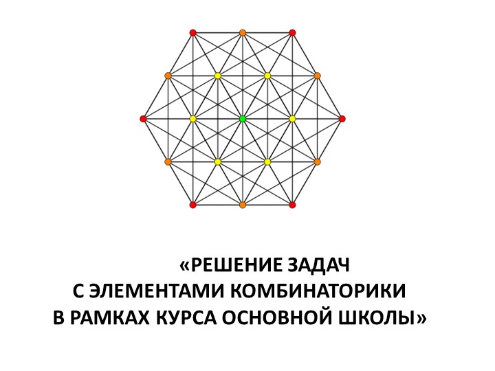 Презентация "Решение комбинаторных задач" Учебники, Презентации и Подготовка к Экзаменам для Школьников на Klass-Uchebnik.com