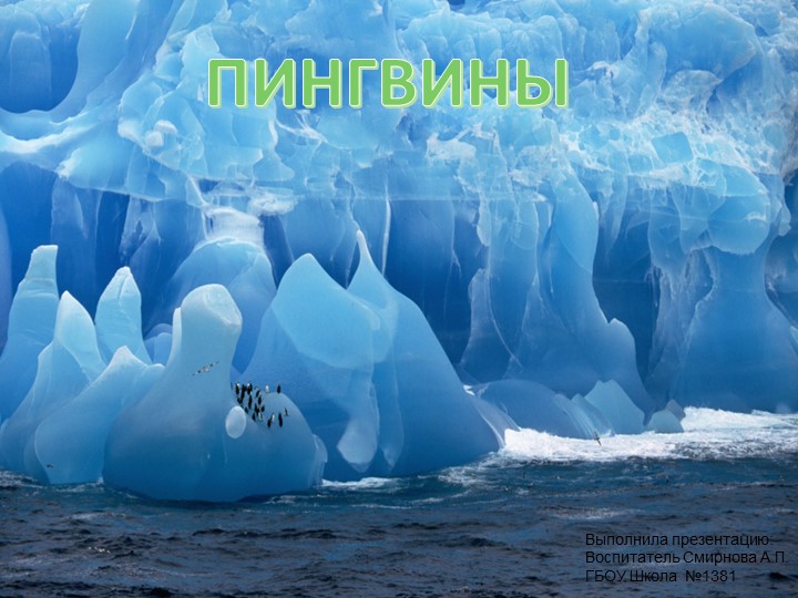 Презентация по ознакомлению с окружающим на тему: " Пингвины" Учебники, Презентации и Подготовка к Экзаменам для Школьников на Klass-Uchebnik.com
