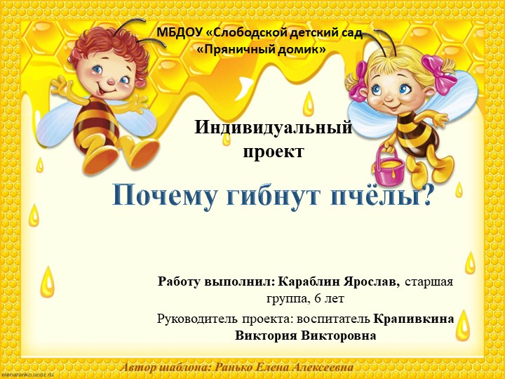 Индивидуальный проект "Почему гибнут пчёлы?" Учебники, Презентации и Подготовка к Экзаменам для Школьников на Klass-Uchebnik.com