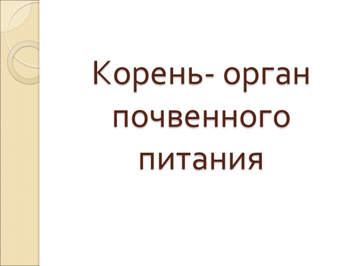 Презентация по биологии на тему "Корень - орган почвенного питания (6 класс) - Учебники, Презентации и Подготовка к Экзаменам для Школьников на Klass-Uchebnik.com