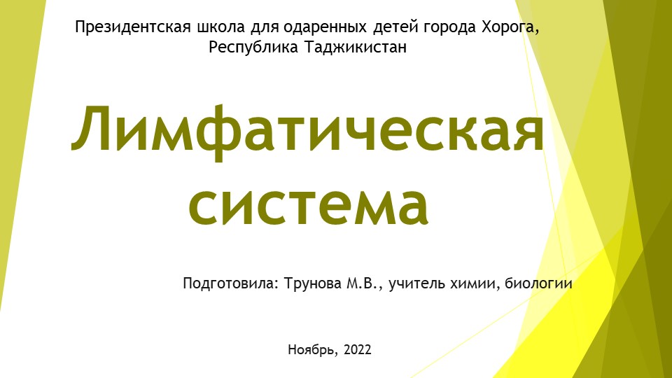 Презентация по биологии на тему "Лимфатическая система" (9 класс) - Учебники, Презентации и Подготовка к Экзаменам для Школьников на Klass-Uchebnik.com