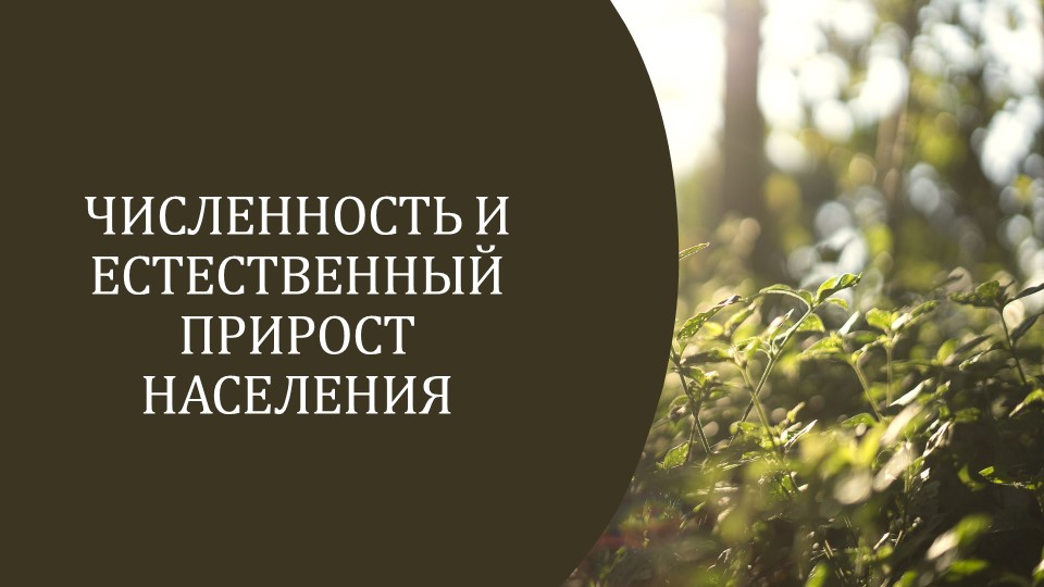 Презентация по географии на тему "Численность и прирост населения" (9 класс) - Учебники, Презентации и Подготовка к Экзаменам для Школьников на Klass-Uchebnik.com