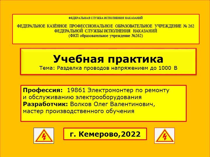 Презентация ИТК Разделка проводов напряжением до 1000В Учебники, Презентации и Подготовка к Экзаменам для Школьников на Klass-Uchebnik.com