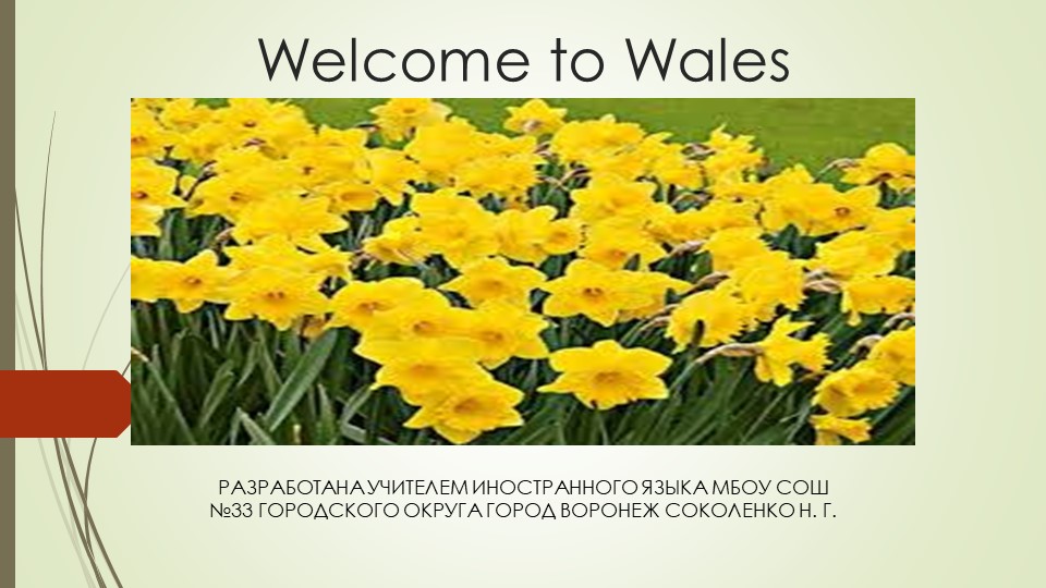 Презентация на тему "Добро пожаловать в Уэльс" - Учебники, Презентации и Подготовка к Экзаменам для Школьников на Klass-Uchebnik.com
