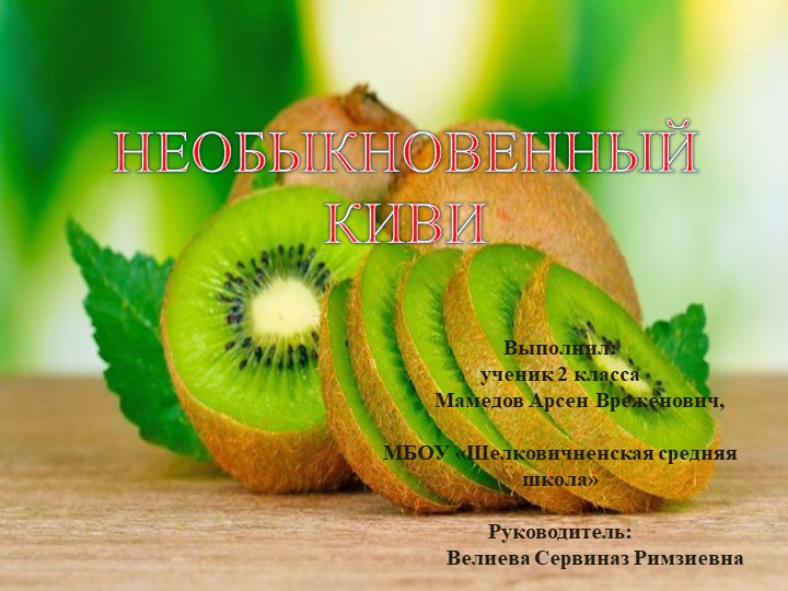 Презентация по окружающему миру "Необыкновенный киви" Учебники, Презентации и Подготовка к Экзаменам для Школьников на Klass-Uchebnik.com