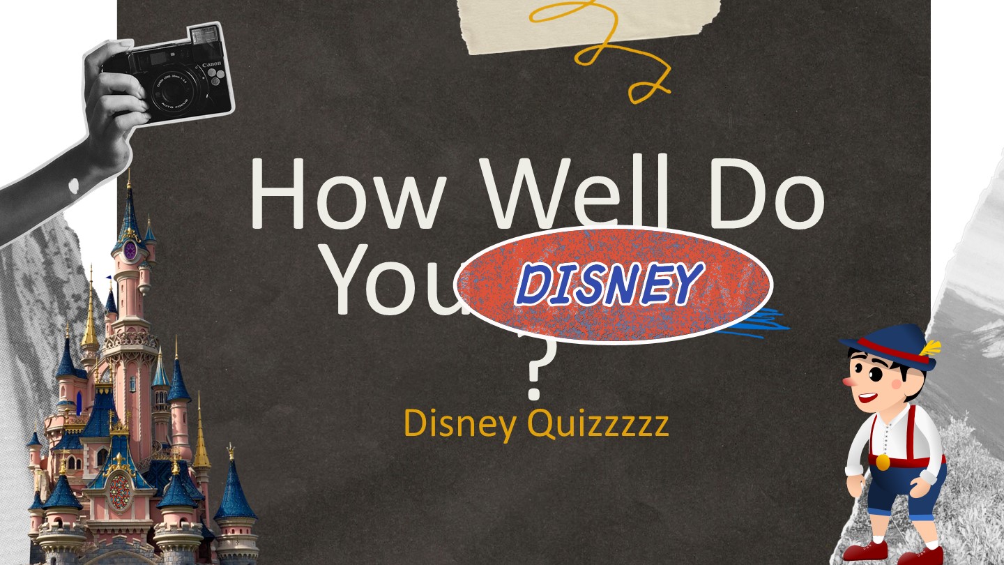 Презентация по английскому языку на тему "Дисней-квиз" (6 класс) - Учебники, Презентации и Подготовка к Экзаменам для Школьников на Klass-Uchebnik.com