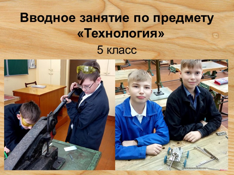 Презентация по технологии "Вводное занятие" 5 класс - Учебники, Презентации и Подготовка к Экзаменам для Школьников на Klass-Uchebnik.com