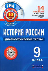 История России. Диагностические тесты. 9 класс - Артасов И.А. Учебники, Презентации и Подготовка к Экзаменам для Школьников на Klass-Uchebnik.com