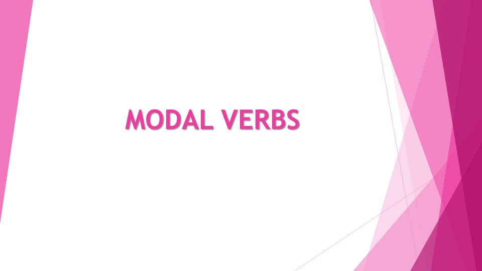 Методическая разработка по английскому языку для 10 класса "Модальные глаголы" Учебники, Презентации и Подготовка к Экзаменам для Школьников на Klass-Uchebnik.com